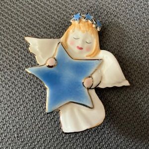 Handmade Angel brooch